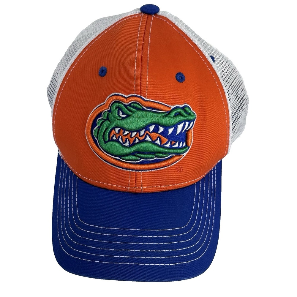 NWOT Florida Gators Orange/Blue Mesh Cap One Size Snap back Collegiate Headwear